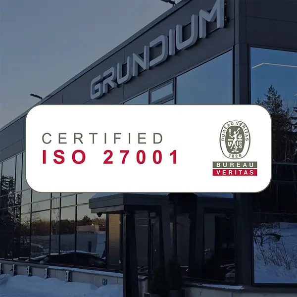 Grundium announces ISO 27001 certification